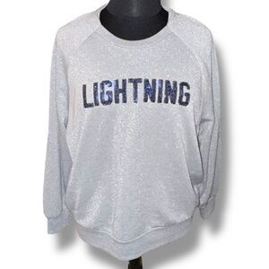 NWT G-III 4HER by Carl Banks - Tampa Bay "LIGHTNING" Stadium Only Sweater XXL